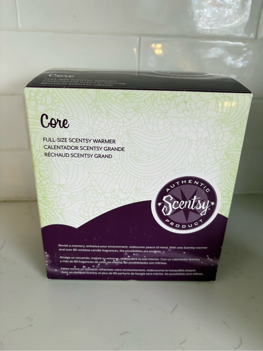 Scentsy Core Full Size Wax Warmer White Ceramic – Retired